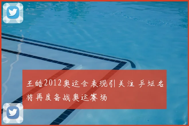 王皓2012奥运会表现引关注 乒坛名将再度备战奥运赛场